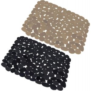 Tianyi-2 Pcs Tapis Évier Cuisine, Tapis D'évier De Cuisine En Pvc, Tapis De Protection D'évier Pour Cuisine Salle De Bain, Protege Evier Protection Evier Cuisine Pour Éviter Rayures Dans L'évier, 30x - Neuf