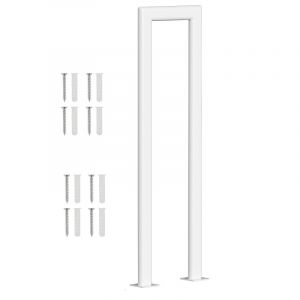 55cm Rampe Main courante d'escalier ovale en forme de Ufer hauteur main courante pour escalier, parapet Blanc - Neuf