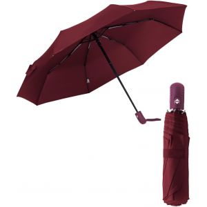 ERSHI-Parapluie pliant coupe-vent, 105 cm, parapluie automatique, 8 lames, renfort en fibre de verre, parapluie résistant au vent,[1470] - Neuf