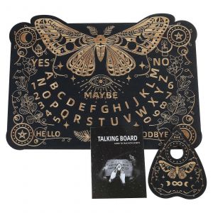 Planche De Pendule En Bois Sculpté Planche De Divination De Radiesthésie Planche D'autel Wiccan De Sorcellerie Planche De Messages Métaphysiques - Neuf