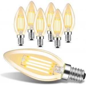 Ampoule Led E14 G45 12v/24v 4w, 400lm, Blanc Chaud 2700k, Remplace 40w Incandescence, Pour Camping Jardin, Non Dimmable, Lot De 6 - Neuf