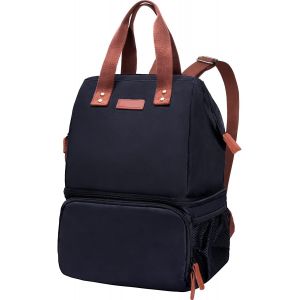 Ulteronixshop-Sac &agrave; Dos Isotherme, 20L Sac Isotherme Repas Sac &agrave; Dos Glaci&egrave;re Double Couches, Cooler Bag Sac &agrave; D&eacute;jeuner avec Doublure en Isolant Thermique pour Plage, Pique-Nique, Barbecue, Camping - Neuf