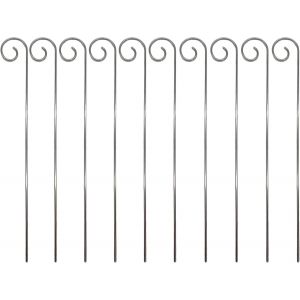 10 Pièces Étiquettes De Plantes En Métal Résistant Aux Intempéries Étiquettes Potager Ardoise Marque Plante Pour Jardin Cadre De Support En Métal De 30 Cm(L'ensemble Ne Comprend Pas D'ardoise) - Neuf