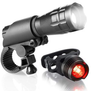 Kit De Phare De Vélo De Montagne 5w, Torche De Cyclisme, Zoom Rechargeable, Lumière Forte (Style 4) - Neuf