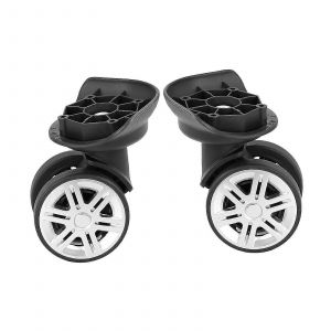 2pcs bagages valise roues robuste chariot roues de remplacement pour valises - Neuf
