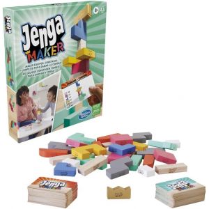 Eryi-Jenga Maker, Tour D'empilage Avec Blocs En Bois Massif Véritable, Jeu Pour Enfants, À Partir De 8 Ans, Pour 2 À 6 Joueurs - Version Espagnole - Neuf