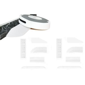 Kit de rampes d'acc&egrave;s pour aspirateur robot - 2 pi&egrave;ces, 68,6 cm, blanc - Neuf