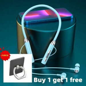 cou sans fil Bluetooth 5.2 &eacute;couteurs casque magn&eacute;tique &eacute;tanche &eacute;couteurs r&eacute;duction du bruit casque sport course GRIS - Neuf