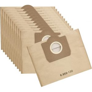 12 Pièces Sacs 6.959-130.0 Sachet Filtre Pour Kärcher Wd3, Mv3[SSE7115008] - Neuf