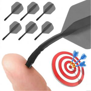 6 pcs arbre de vol de fl&eacute;chette durable int&eacute;gr&eacute; de forme standard de forme int&eacute;gr&eacute;e int&eacute;gr&eacute;e et syst&egrave;me d'arbre kit d'accessoires de vol de fl&eacute;chettes - Neuf
