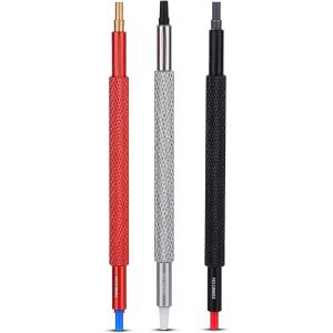 Kal-Watch Hand Presser - Watch Link Remover - Kit D'outils De Réparation De Montre - Outil De Réparation De Montre-Bracelet D'horloger - Outil De Presse De Montre - Lot De 3 - Neuf