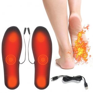 Semelles Chauffantes Electriques Usb Pour L'hiver, Tailles 39-44, Pour Hommes Et Femmes, Ski, Peche Sur Glace, Randonnee, Travail - Neuf