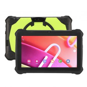 Tablette enfant 7 pouces, 2,4 Go, 5 Go de RaM, 4 Go de ROM, 32 Go de ROM, 5 Mpx avant, 8 Mpx arriere, 1960 x 1080, Octa Core, 5000 mah, compatible android 10, prise US, 100 a 240 V, verte - Neuf