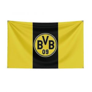 Drapeau Du Borussia Dortmund Born Pretty 3x5 En Polyester Imprime, Banniere De Sport De Course Pour Decoration - Neuf