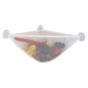 Organisateur De Jouets De Bain Avec 3 Ventouses &Agrave; Crochets Solides, Panier En Filet En Maille R&eacute;sistant &Agrave; La Moisissure - Neuf