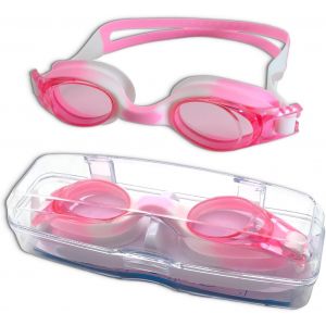 Letnerny-Lunettes De Natation Pour Enfants Avec Verres Anti-Buée, Vue À 180 Degrés, Silicone Souple Confortable Et Étui Portable Pour Garçons Et Filles Âgés De 3 À 14 Ans - Neuf