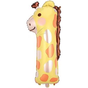 40 Pouces Ballon Chiffre Anniversaire 1 Lait Girafe,0-9,10-19,20-25,30-90 Numéro Deco Birthday Party,Soutient l'Hélium - Neuf