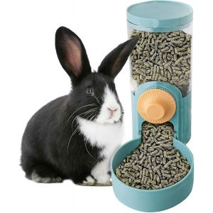 Distributeur D'eau Alimentaire Automatique Suspendu 35oz Gravity Pet Auto Feeder Abreuvoir Set - Neuf