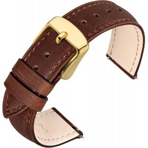 Kal-Bracelet De Montre Pour Homme Et Femme, Bracelets En Cuir Vintage &Agrave; D&eacute;gagement Rapide 18mm 19mm 20mm 21mm 22mm - Neuf