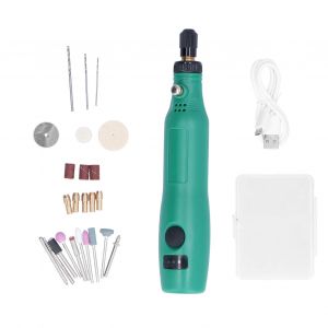 XYONG Mini meuleuse electrique portable sans fil a 3 vitesses variables, kit d'outils de meulage pour bricolage - Neuf