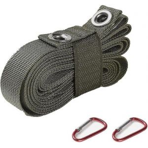 Cintre Multifonctionnel Pour Corde &Agrave; Linge De Camping - Sangle De Corde &Agrave; Linge Durable &Agrave; Longueur R&eacute;glable Pour Tentes Et &Eacute;quipements De Plein Air - Neuf