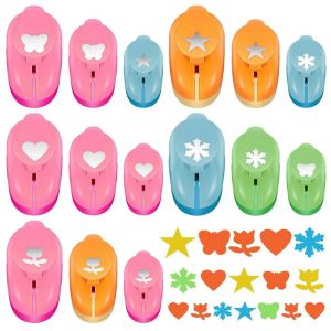 15 Pi&egrave;ces De Formes De Perforatrices Artisanales, Poin&ccedil;ons De Papier Pour Scrapbooking Faits &Agrave; La Main, Coupe-Formes Pour Papier, Perforateur De Forme Mixte - Neuf
