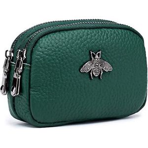 Sac à main en cuir pour femmes, petit portefeuille de poche à langer à fermeture à glissière 2 - Neuf