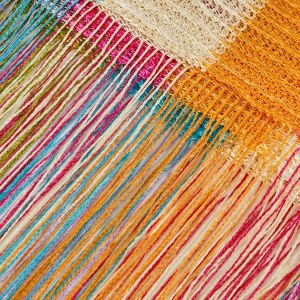 KALANKA-Rideau de Fil Anti Mouche pour Porte Exterieur 100x200 cm, Rideau Porte Corde Macramé Separation de Piece Décoration Festive et Porte Cuisine, Coloré, 1 Pièce - Neuf