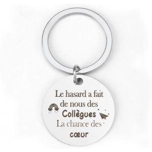 KAL-Cadeau Collègue De Travail - Porte Clé, Cadeau De Noël, Bureau, Super Collègue, Amie - Neuf