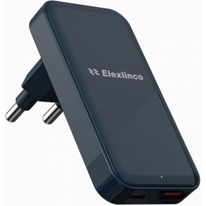 JGD-PD 3.0 Chargeur 2 ports USB C 20 W Compatible avec iPhone, iPad, Samsung Galaxy, Nexus, HTC, Motorola, LG et bien plus encore (bleu) - Neuf