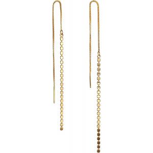 Boucles D'oreilles Pendantes À Chaîne En Plaqué Or,Boucle D'oreilles Longues Goutte Tassel En Argent Sterling 925,Fantaisie Boucle D'oreille Bijoux Cadeau Pour Les Femmes Filles - Neuf
