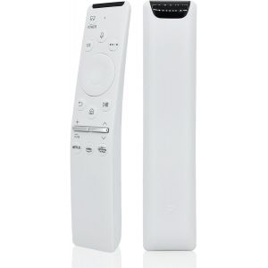 T&eacute;l&eacute;commande vocale - BN59-01330H/RMCSPR1AP1 pour Samsung Frame QLED 4K UHD Quantum HDR Smart TV. Remplacement enti&egrave;rement Fonctionnel pour BN59-01330H - Neuf