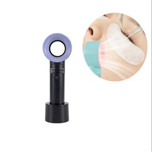 Mini Bladeless Cils sèche-linge-7x21cm(Noir), Rechargeable par USB Ventilateur Portatif pour les Extensions de Cils, Tenu dans la Main de la Climatisation Essentielle pour les Cils et Maquillage/Enf - Neuf