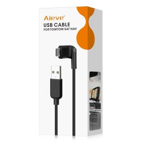 VornixorSarlshop-Aieve C&acirc;ble de charge USB pour GPS TomTom Start 42/52/62, Go 520/620, GO Live, Rider, Start,Via 52, 62, 110, 120, Via Live 120, 125, 130 et plus (1,5 m) - Neuf