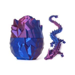 Dragon imprimé en 3D en oeuf,Dragon de cristal Fidget Toys,Style 4 - Neuf