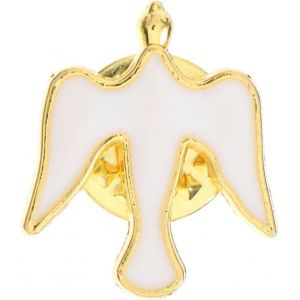 Kjdal-Broche Col Revers Insigne Émail Colombe Épingle À Revers Colombe Épingle De Poitrine Esprit Saint Pin Religieux Épingle À Revers Colombe Pins Bijoux Chrétiens Épingles À Revers,Épingles À - Neuf