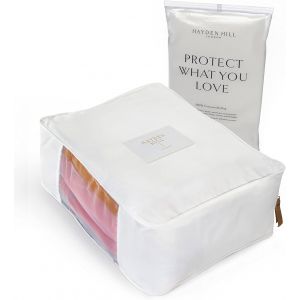 Ulteronixshop-Sac De Rangement De Luxe En Coton - Convient &Agrave; 5 Pulls En Tricot Fin - 38 Cm - Sac &Agrave; V&ecirc;tements En Coton Biologique Certifi&eacute; Cachemire - Organisateur Pour Pulls Et Lin - Certifi&eacute; Neutre - Neuf
