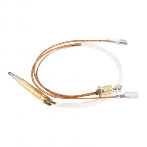 1 pc blanc 350mm rainure type 48mm borne plate et interrupteur anti-abattement capteur de thermocouple universel pour chauffage de terrasse à gaz extérieur - Neuf