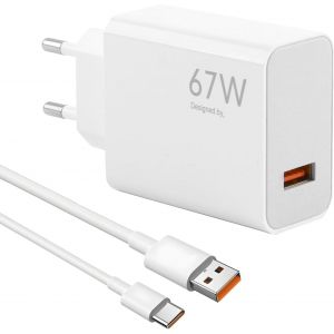 wwp-Chargeur Rapide 67W USB pour Redmi Note 13 Pro 5G/ 12 Pro/ 11 Pro,Chargeur Turbo avec 6A Câble USB C pour Xiaomi Redmi 14/13/12/11 Ultra/12 Lite/12X,Poco M6 Pro/Poco X6 Pro 5G/ Poco X6/ Poco X5 P - Neuf