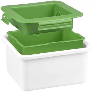 Presse &Agrave; Tofu Avec &Eacute;gouttoir Pour Une &Eacute;vacuation Facile De L'eau - Neuf