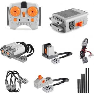 KALWL-16 Pieces Power Functions Motor Set,Science And Technology Power Motor Kit,Including 2M Motors,Remote Control Battery Box/Commutateur/Récepteur/Rallonge Électrique - Neuf