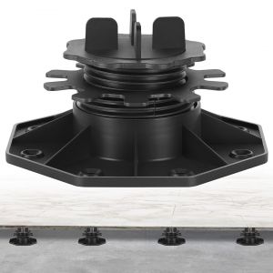 50pcs Plots r&eacute;glables 35-65mm Plot pour dalle r&eacute;glable Pour pierre et carrelage Noir - Neuf