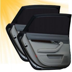 Kal-Pare Soleil Voiture Bébé, 2 Pièces Chaussette Voiture Soleil Pour Protection Solaire Enfants Et Animaux,Bloquer Les Rayons Uv Anti Moustiquaire, Taille Universelle Pour Plupart Des Voitures - Neuf