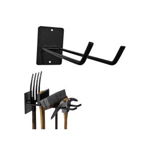 Crochet mural de garage de 25 cm, organisateur d'outils robuste pour un rangement optimal - Neuf