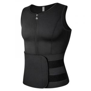 Sous-Vêtements Amincissants Pour Hommes,Chemise De Perte De Poids,Eva De Graisse,Tenue D'entraînement Précieuse,Spoeur De Corps,Entraîneur De Taille,Glaçage De Sueur Imbibé De Sauna - Neuf