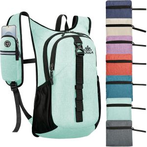 Sac a Dos Randonnee 15L Pliable et Compact avec Poche Telephone, Leger pour Voyage, Hommes Femmes, Pratique - Neuf
