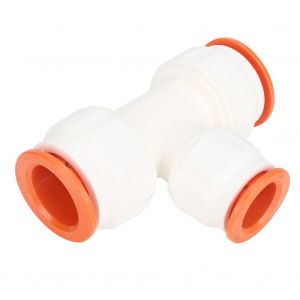 HJLIAN Adaptateur de tuyau en plastique PPR, raccord en T pour tuyau d'eau, double connecteur en T de 32 mm a 25 mm - Neuf