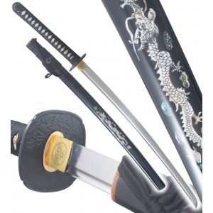 Danzan Katana de Coupe Sabre Gaku Epee Japonais Epee Entrainement - Lame T10 D&eacute;coration - Neuf