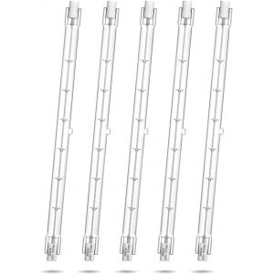 Kal-Ampoules Halogènes R7s 189mm 1000w 16000 Lumen -Linéaires Blanc Chaud 2800k Ampoule Type J Dimmable -Lampe Frontale À Double Extrémité R7s Ampoule Pour Éclairage De Paysage Au Plafond - Neuf