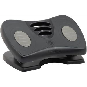 SUBZONAL-Nymph&eacute;a Repose-pieds Ergonomique et Fonctionnel avec Inclinaison et Hauteur R&eacute;glable 42 x 32 cm, Gris - Neuf